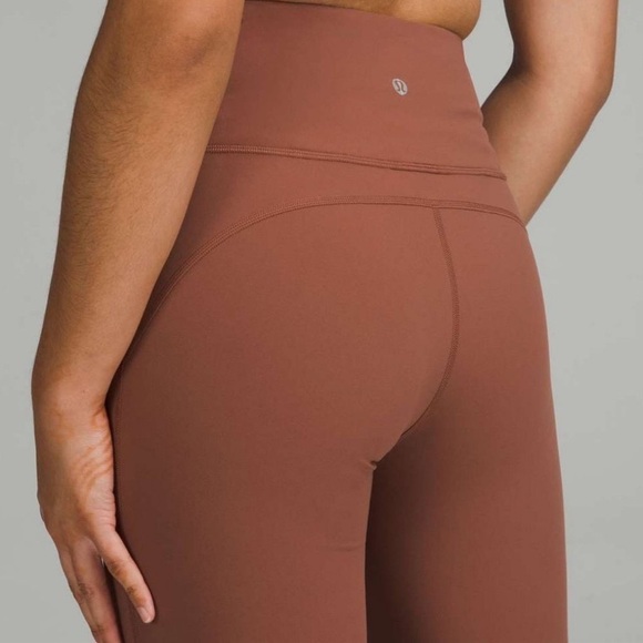 Lululemon Groove Pant Super High Rise Flared Pants Ancient Copper 12 Nwt - Picture 3 of 10